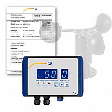 Anemometer PCE-WSAC 50-821 ISO Calibrated