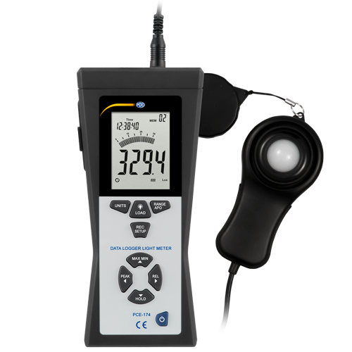 Lux Meter incl. ISO Calibration Certificate PCE-174-ICA