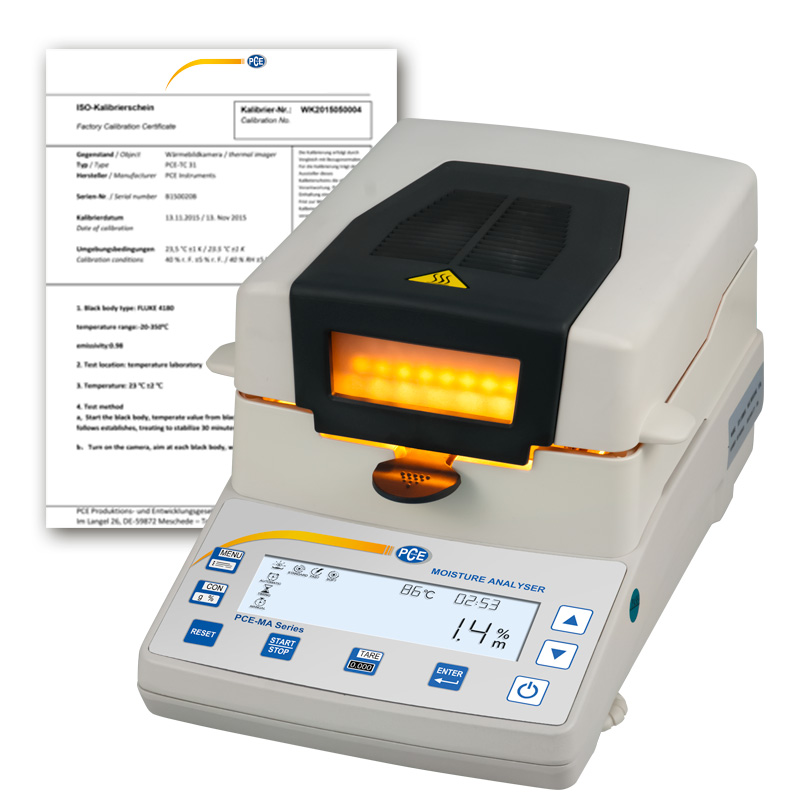 Analytical Balance PCE-MA 100-ICA incl. ISO Certificate