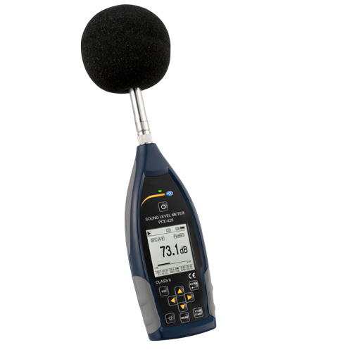 Class 1 Noise Meter PCE-430-SC 09-ICA incl. ISO Calibration Certificate