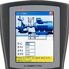 Vibration Meter Laser Shaft Alignment Tool PCE-TU 3