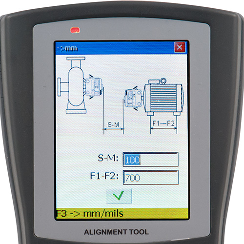 Vibration Meter Laser Shaft Alignment Tool PCE-TU 3