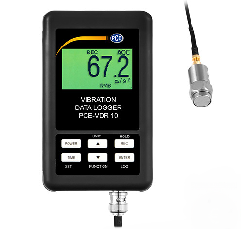 Vibration Meter PCE-VDR 10-ICA incl. ISO Calibration Certificate