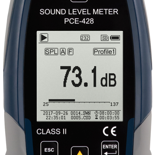 Sound/Noise Meter PCE-428-EKIT