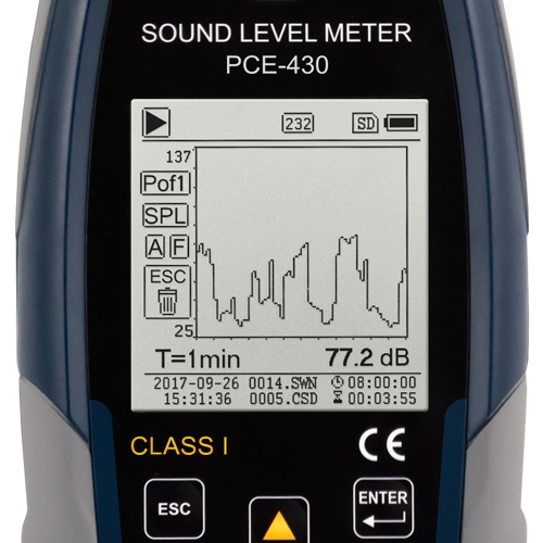 Sound/Noise Meter PCE-430-EKIT