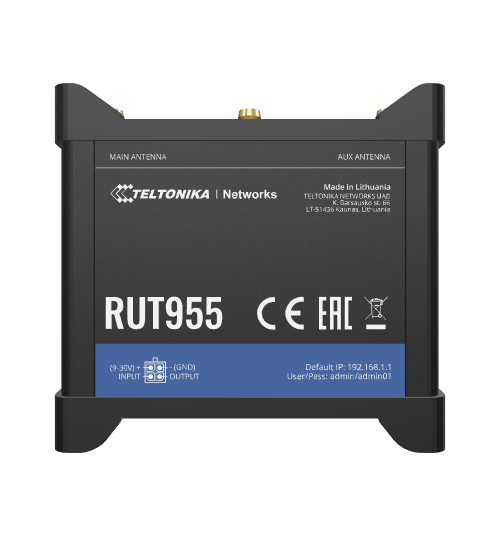 RUT955- RS232, RS485 with Data logger