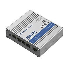 Ethernet Switch with 4 POE powered Ethernet Ports and 1 Ethernet Port
