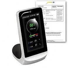 Air Quality Meter PCE-CMM 5-ICA Incl. CO2 analyzer, temperature and humidity