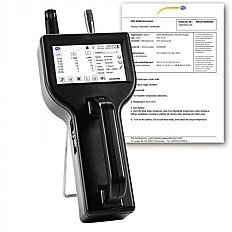 Air Quality Meter PCE-PQC 12EU Measuring Range - 0.3 to 25 μm, Factory calibrated at 0.3, 0.5, 5.0 μm