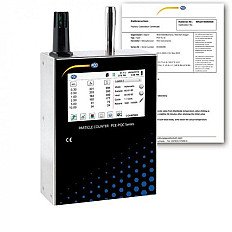 Air Quality Meter PCE-PQC 33EU Incl. Data logger function, Measurement range - 0.5 to 25 μm