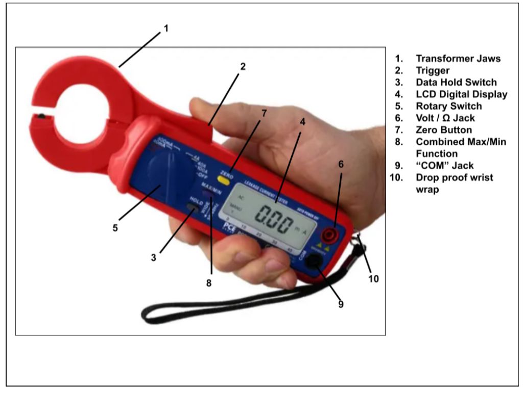 Digital clamp meter